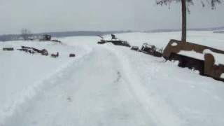 World War II Vehicle Graveyard In Belarus [upl. by Adnat]