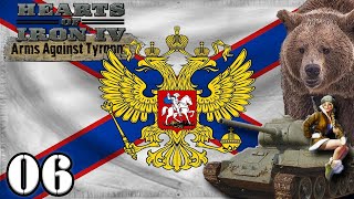 Lets Play Hearts of Iron 4 Return of the Tsar Russia  HOI4 Arms Against Tyranny Gameplay Episode 6 [upl. by Jean980]