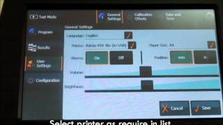 Tinius Olsen MP1200 Melt Flow Indexer Manual Part 4 Report Printing and PDF [upl. by Deehahs]