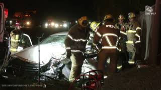 Extrication Crash Near Riverside National Cemetery [upl. by Atikcir]