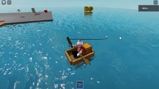 Roblox  Minecraft Boat [upl. by Esdnil]