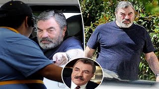 Tom Selleck looks almost unrecognizable as he ditches signature mustache for scruffier facial hair [upl. by Moneta78]