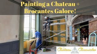 Office Painting Progress A Cottage Discovery amp French Brocante Hunt 🏡⛲🇫🇷 Chateau Chronicles Ep79 [upl. by Gardie]