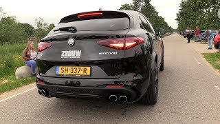 510HP Alfa Romeo Stelvio Quadrifoglio  LOUD Revs amp Accelerations [upl. by Clite]