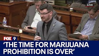 MN Rep goes off about marijuana legalization [upl. by Hajin]