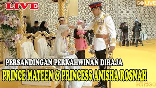 🔴 LIVE  BRUNEI ROYAL WEDDING 2024 PRINCE MATEEN amp PRINCESS ANISHA ROSNAH [upl. by Silloh]