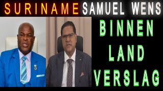 SURINAME Binnenland Samuel Wens Scholing verslag SU NA ME 2024 [upl. by Madaras]