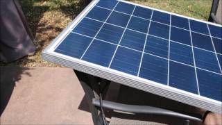 HQST 100 Watt 12 Volt Polycrystalline Solar Panel Review [upl. by Aiekam]