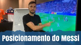 AO VIVO  POSICIONAMENTO DO MESSI  INTELIGÊNCIA PARA JOGAR DE ATACANTE [upl. by Enyawad]