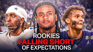 Unfulfilled Hopes 5 NFL Rookies Disappointing In 2024 [upl. by Narmis]