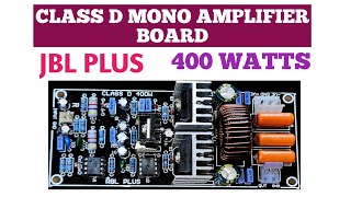 CLASS D MONO AMPLIFIER BOARD  RBL PLUS [upl. by Ahsoyek]