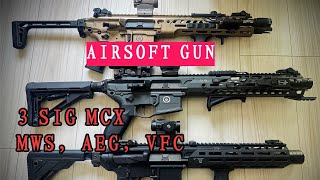 「AIRSOFT」SIG MCX lover coming [upl. by Eikram]