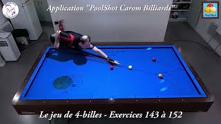 Le jeu de 4billes avec lapplication quotPoolShot Carom Billiardsquot [upl. by Attenhoj]