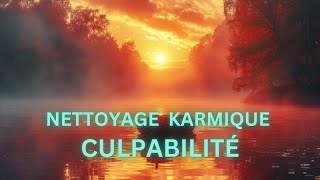 LA CULPABILITE  Nettoyage de mémoire karmique  Libération puissante Karma  Vie antérieure [upl. by Anilram572]