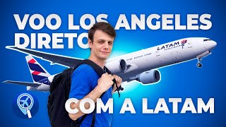 Como é o voo direto da Latam para Los Angeles no Boeing 777 [upl. by Cook]