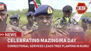 Correctional Services leads tree planting at Ruiru Prisons [upl. by Nylednarb129]