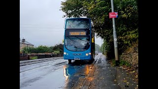 Arriva Yorkshire VDL DB300 YK12 AWR 1548 on the 254 to Leeds [upl. by Neeron]