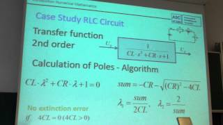 Lec 132 Numerische Mathematik  Fallstudie anhand eines RLCSchwingkreis 2014 01 09 DO [upl. by Lorena]