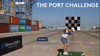 The Port Challenge  Poulter vs Wiesberger  2022 SlyncIo Dubai Desert Classic [upl. by Eryn]