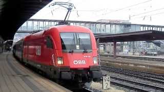 ÖBBTaurus 1016 047 Anfahrt auf rutschigen Gleisen etwas wirre Tonleiter [upl. by Girish755]