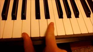 James Blunt Goodbye My Lover Piano Tutorial Part 1 a [upl. by Selim]