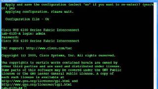 UC on UCS  Fabric Interconnect Setup [upl. by Iaka]