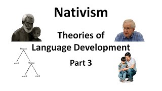 Theories of Language Development Part 3 Nativism [upl. by Donell]