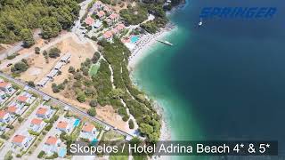 Skopelos  Hotel Adrina Beach 4 amp 5  Griechenland [upl. by Kcor]