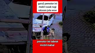 shots pemotor hampir terlindas mobil gara gara gak ada yang mengala [upl. by Nnaihs]