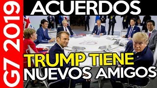 RESUMEN DE LA CUMBRE DEL G7 2019 TRUMP Y JOHNSON ACUERDO EEUU Y JAPÓN ACUERDO NUCLEAR Y MERCOSUR [upl. by Sean]