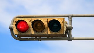 Vintage Crouse Hinds Art Deco Traffic Signal In Operation in Ocean City NJ [upl. by Sarah]