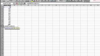 How to Use Excel Quartile Function [upl. by Tneciv]