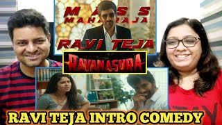 RAVANASURA RAVI TEJA INTRO SCENE REACTION  RAVANASURA COMEDY SCENES  ravanasura movie scenes 1 [upl. by Huai]