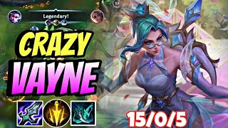 WILD RIFT ADC  VAYNE IS SOO CRAZY WITH THIS BUILD GAMEPLAY [upl. by Gertruda595]