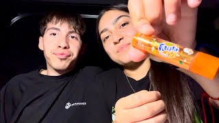 Chapstick Challenge with my girlfriend Our first video😰 [upl. by Jemmie]