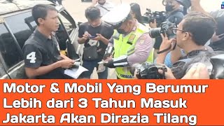 Siapsiap Kena Razia Tilang❗Motor Mobil Umur 3 Tahun keatas [upl. by Itnahs55]