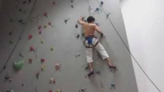 Top rope climbing at KAUST [upl. by Hsuk]