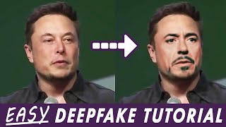 Easy Deepfake Tutorial DeepFaceLab 20 Quick96 [upl. by Akiaki]