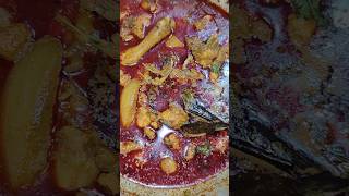 Chicken papaya jholo shortsfeed chickencurry villagefood desistylefood dailyvlog ytshortsindia [upl. by Stegman286]