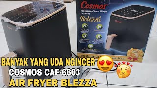 AIR FRYER COSMOS CAF6603 BELEZZA  PENGGORENG TANPA MINYAK SOLUSI HIDUP LEBIH SEHAT [upl. by Kiley]