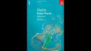 Margery Dawe RussiaGopak ABRSM 20122015 Violin Grade 1 C2 [upl. by Boarer259]