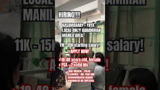 Apply now Housemaidsph on Facebook Pm na maidagency social maids yaya hiring [upl. by Yert]