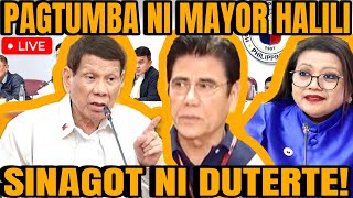 PAGKAWALA NI MAYOR HALILI SINAGOT NI DUTERTE CONG LUISTRO HINDI NAG PATINAG KAY PRRD [upl. by Nybbor]