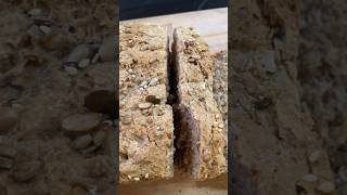 Multiseeded wholemeal bread for the win💯 youtubeshortshomebread breadseededloafmultiseeded [upl. by Doowle]