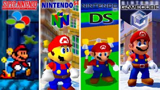 Super Mario Sunshine  All Versions SNES N64 DS amp GCN [upl. by Laekcim]