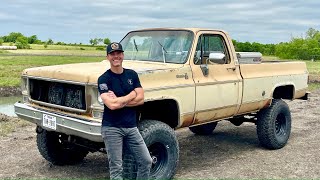 Restoring my 1977 Chevy k10 Square Body Part 1 [upl. by Adnauq]