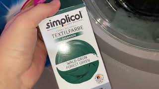 Simplicol Textilfarbe amp gorenje 🙂☺️ [upl. by Rigby588]