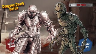 Dungeon Death Battle ANIMATED ARMOR vs NEEDLE BLIGHT  Semi Final Fight [upl. by Anaej311]