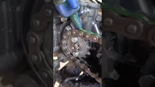 Bike Chain spoket lubrican skills shortvideo trending automobile shorts [upl. by Papagena41]