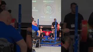 255 kg Benchpress  Neuer deutscher Rekord [upl. by Ahsinawt]